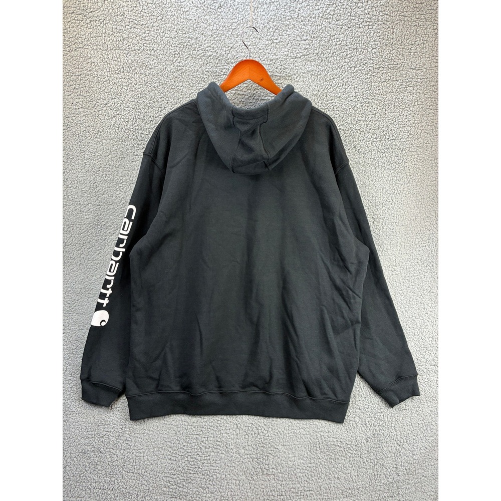 Carhartt Hoodie Mens 3XL Black Midweight K288 Original Fit Pullover Workwear NWT - Picture 12 of 12